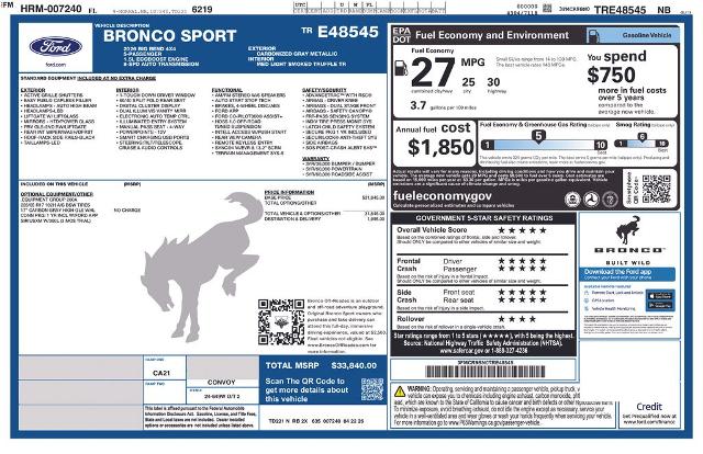 New 2026 Carbonized Gray Metallic Ford Big Bend® image 8