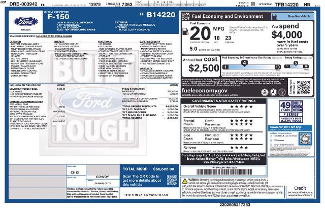 New 2026 Antimatter Blue Metallic Ford XLT image 14