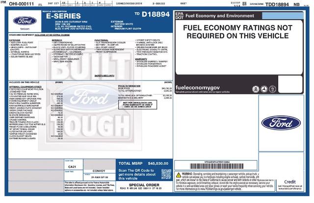 New 2026 Oxford White Ford E-350 SRW image 4