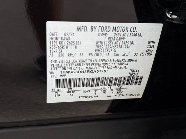 Certified Used 2024 Agate Black Metallic Ford  image 29