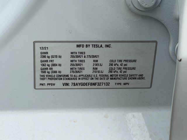 Used 2022 Pearl White Multi Tesla  image 23