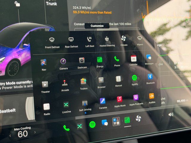 Used 2022 Pearl White Multi Tesla  image 34