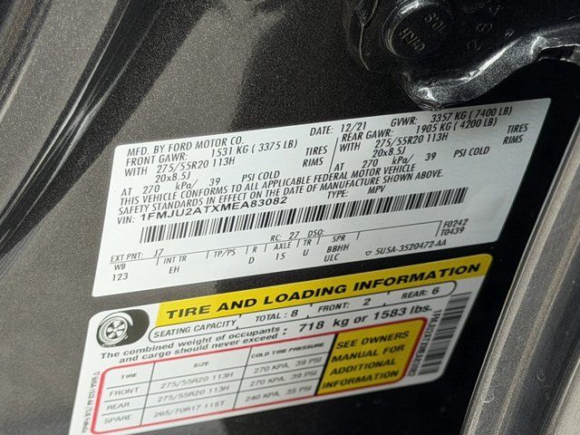 Used 2021 Magnetic Metallic Ford  image 31