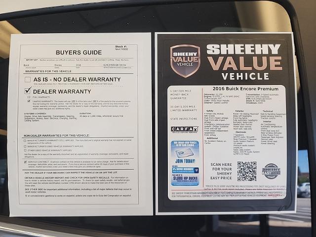 Used 2016 White Pearl Metallic Buick  image 26