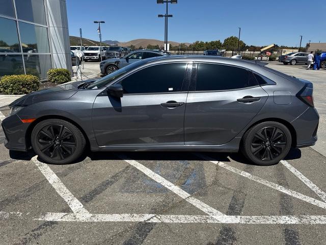 Used 2018 Honda Civic Hatchback EX with VIN SHHFK7H5XJU422002 for sale in Livermore, CA