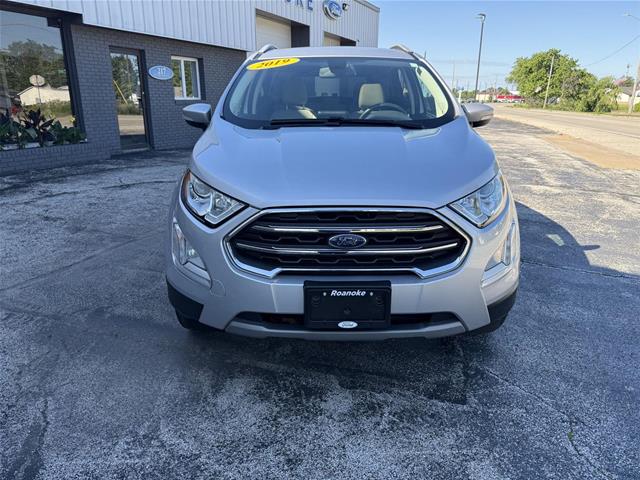 Used 2019 Ford Ecosport Titanium with VIN MAJ6S3KL7KC271108 for sale in Roanoke, IL