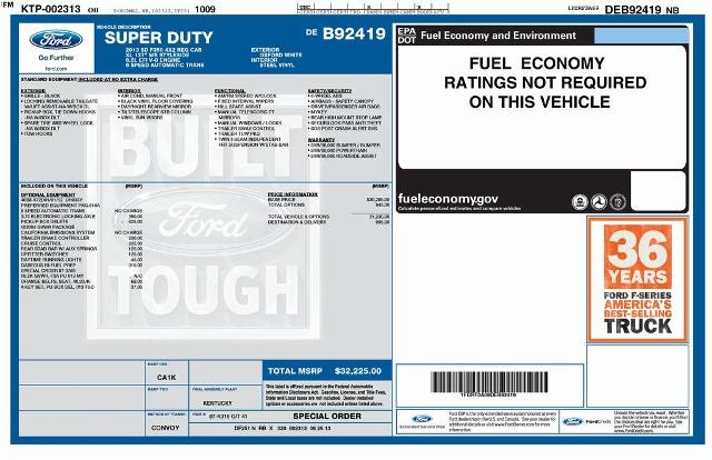 2013 Ford Super Duty F-350 Srw