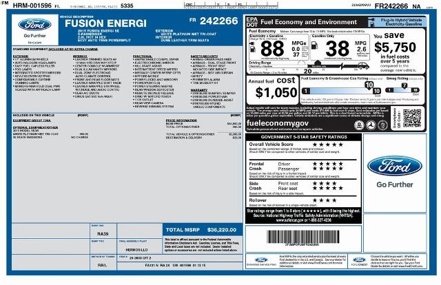 2015 Ford Fusion Energi