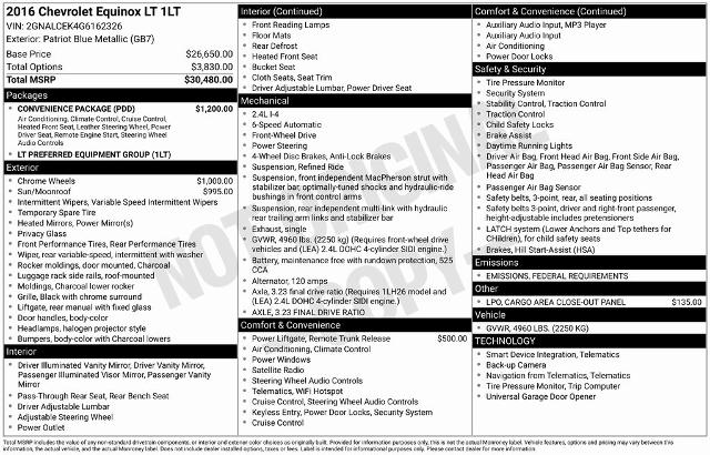 2016 Chevrolet Equinox