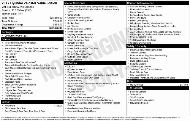 2017 Hyundai Veloster
