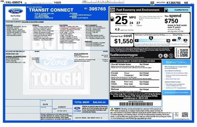 2019 Ford Transit Connect Van