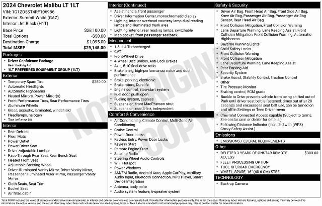 2024 Chevrolet Malibu