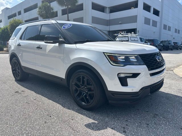 Certified Used 2018 White Platinum Ford Sport image 7
