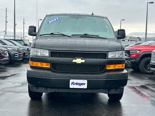 Used 2021 Chevrolet Express Cargo Work Van with VIN 1GCWGAFP4M1243407 for sale in Columbus, OH
