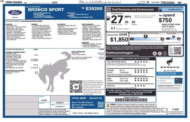 New 2026 Velocity Blue Metallic Ford Outer Banks® image 40