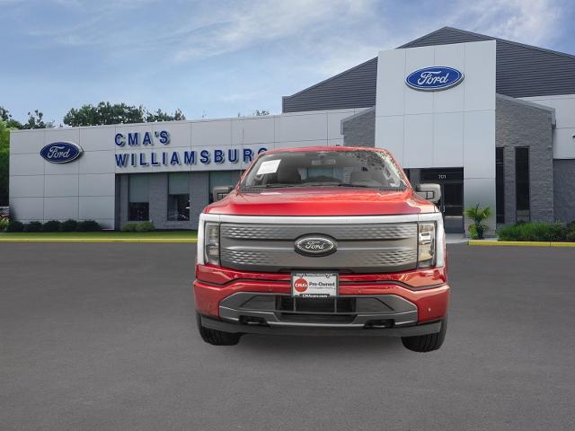 Used 2023 Ford F-150 Lightning XLT with VIN 1FTVW1EL4PWG26350 for sale in Williamsburg, VA