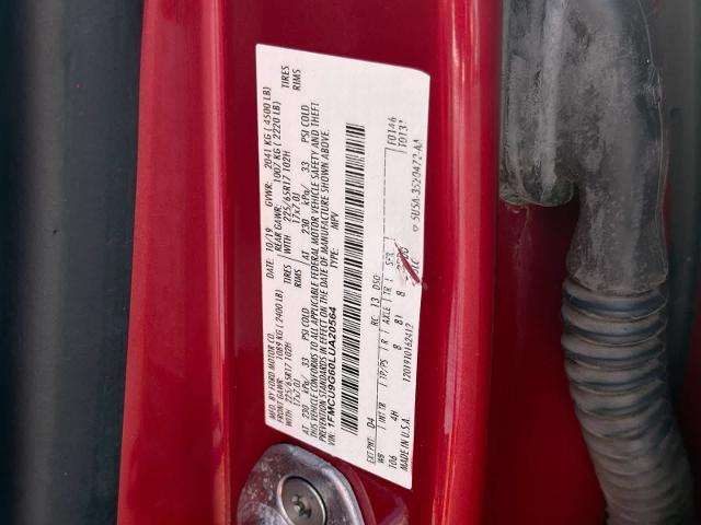 Used 2020 Rapid Red Metallic Tinted Clearcoat Ford SE image 72