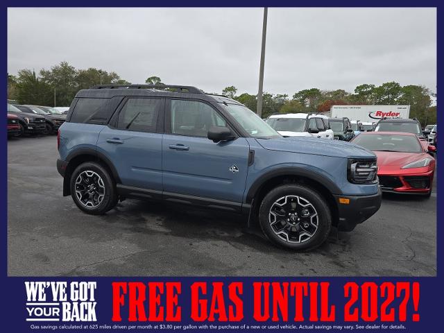 New 2025 Azure Gray Metallic Tri-Coat Ford Outer Banks® image 2