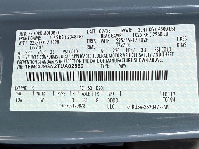 New 2026 Vapor Blue Metallic Ford Active® image 19