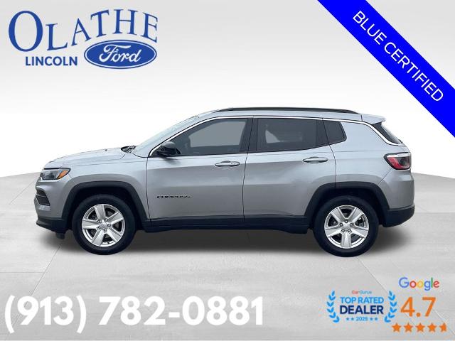 Used 2022 Jeep Compass Latitude with VIN 3C4NJCBBXNT112785 for sale in Kansas City