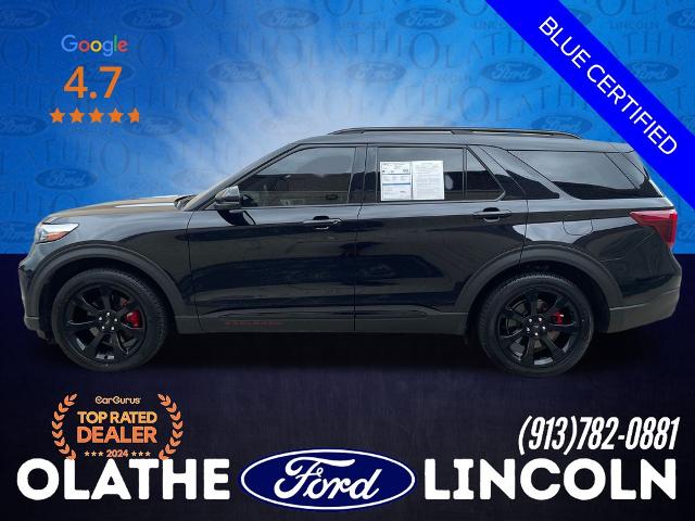 Used 2022 Ford Explorer ST with VIN 1FM5K8GC9NGB96027 for sale in Olathe, KS