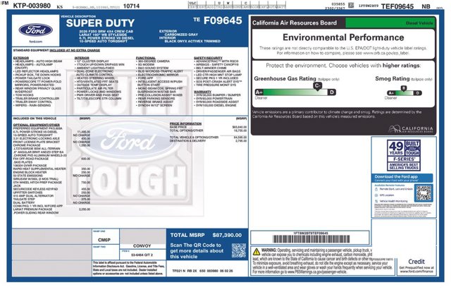 New 2026 Carbonized Gray Metallic Ford F-250® Lariat® image 74