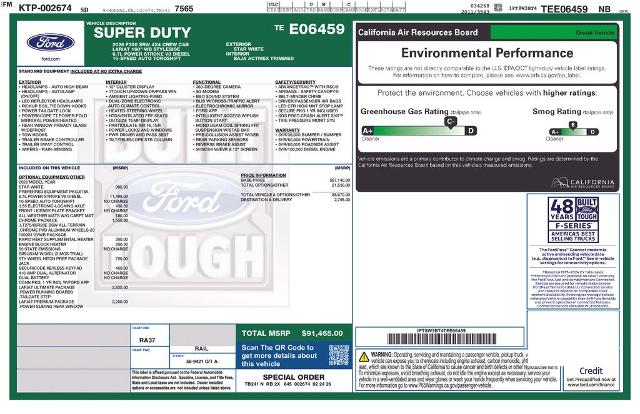New 2026 Star White Metallic Tri-Coat Ford F-350® Lariat® image 4