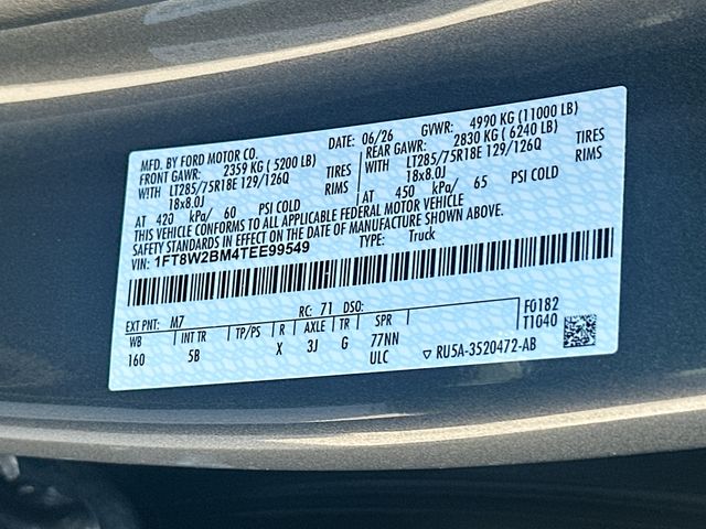 New 2026 Carbonized Gray Metallic Ford Lariat image 68
