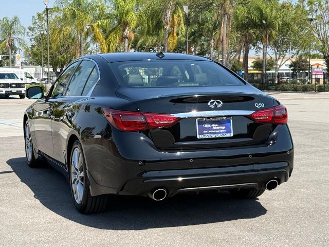 Certified Used 2023 Black Obsidian INFINITI  image 5