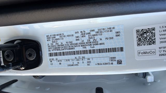 New 2026 Star White Metallic Tri-Coat Ford Lariat® image 72