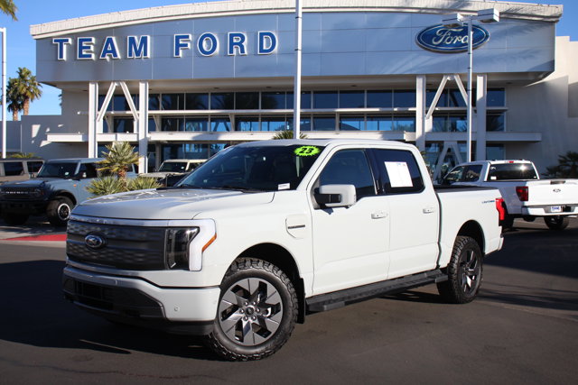 Certified 2023 Ford F-150 Lightning Lariat with VIN 1FTVW1EV6PWG07056 for sale in Las Vegas, NV